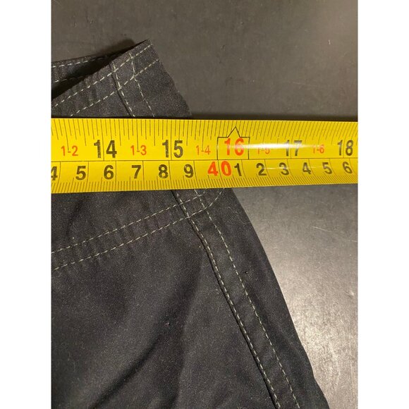 Volcom Board Shorts Mens 29 10" Black Beach Swim Trunks Cargo Style Pocket Y2K - Picture 4 of 6